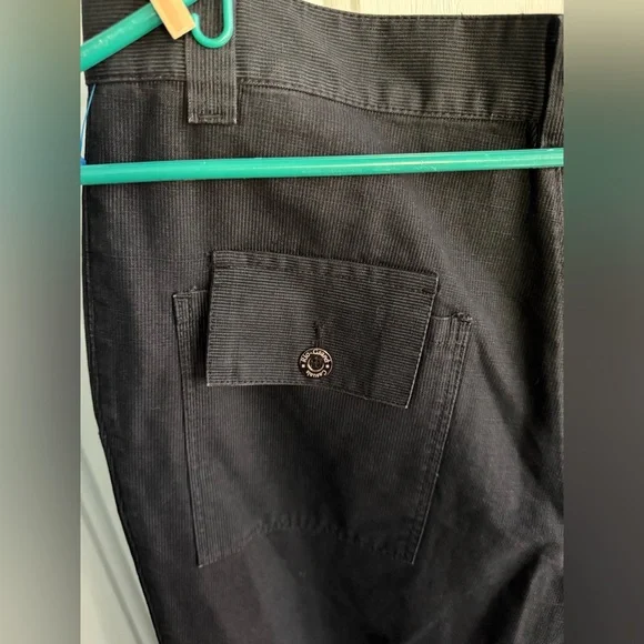 RIO-GRAND, Men’s Black Casual Pants Size 32 Straight Leg Back Flap Pockets NWT. - Picture 12 of 12